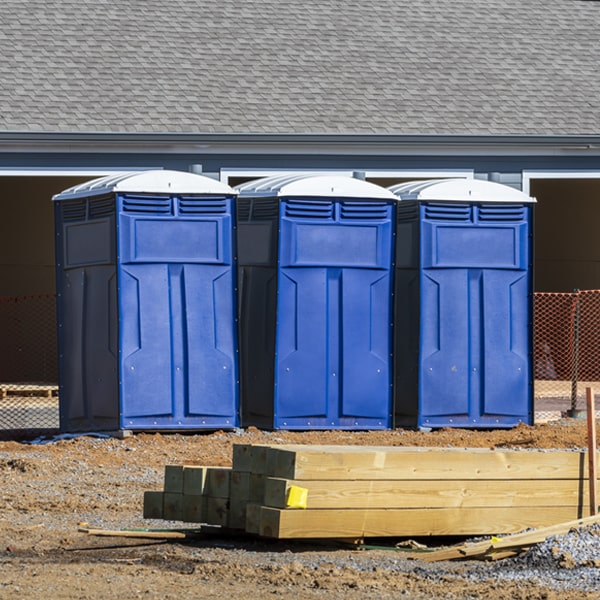 what is the expected delivery and pickup timeframe for the porta potties in Jewell Ridge VA